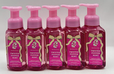 Bath & Body Works Gentle Foaming Hand Soap 5 Pack Twisted Peppermint 8.75oz Each