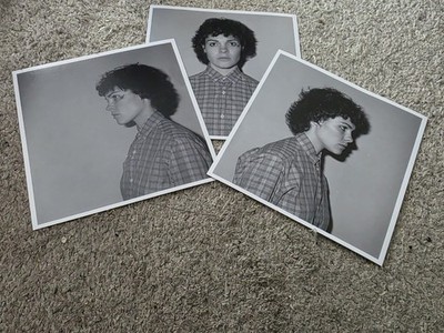 Prisoner Cell Block H RARE Mugshot 6x6 unsigned Lainie Dobson set of 3 NOT AI