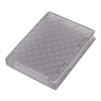 2.5 Inch Hard Disk Drive Box SSD Protective Case Moistureproof Grey