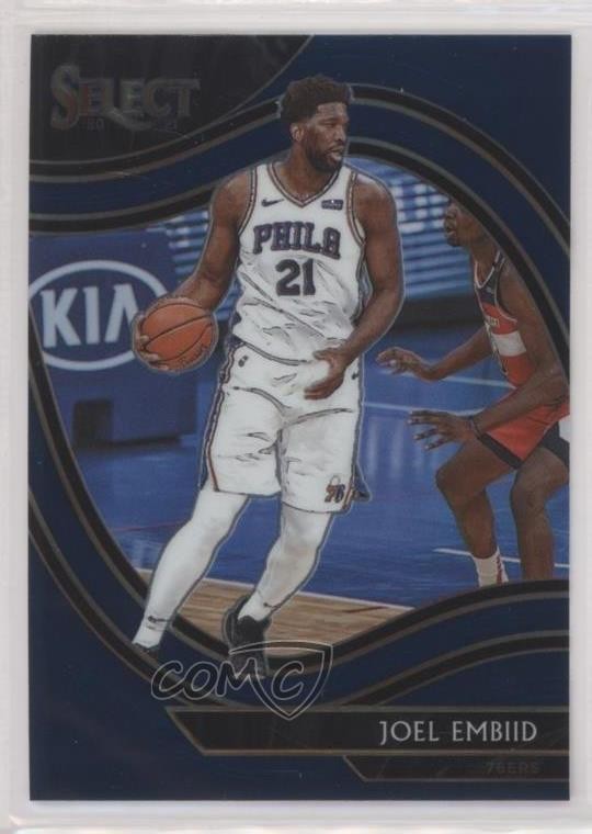 2020-21 Panini Select Courtside Retail Blue Joel Embiid #216 1j01