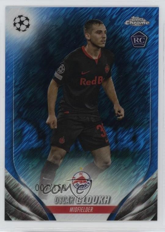 2023-24 Topps Chrome UEFA Club Competitions 7/150 Oscar Gloukh #98 Rookie RC 7iu