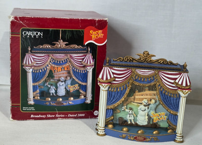 2000 Broadway Series SHOW BOAT ORNAMENT Carlton Cards Musical & Lights