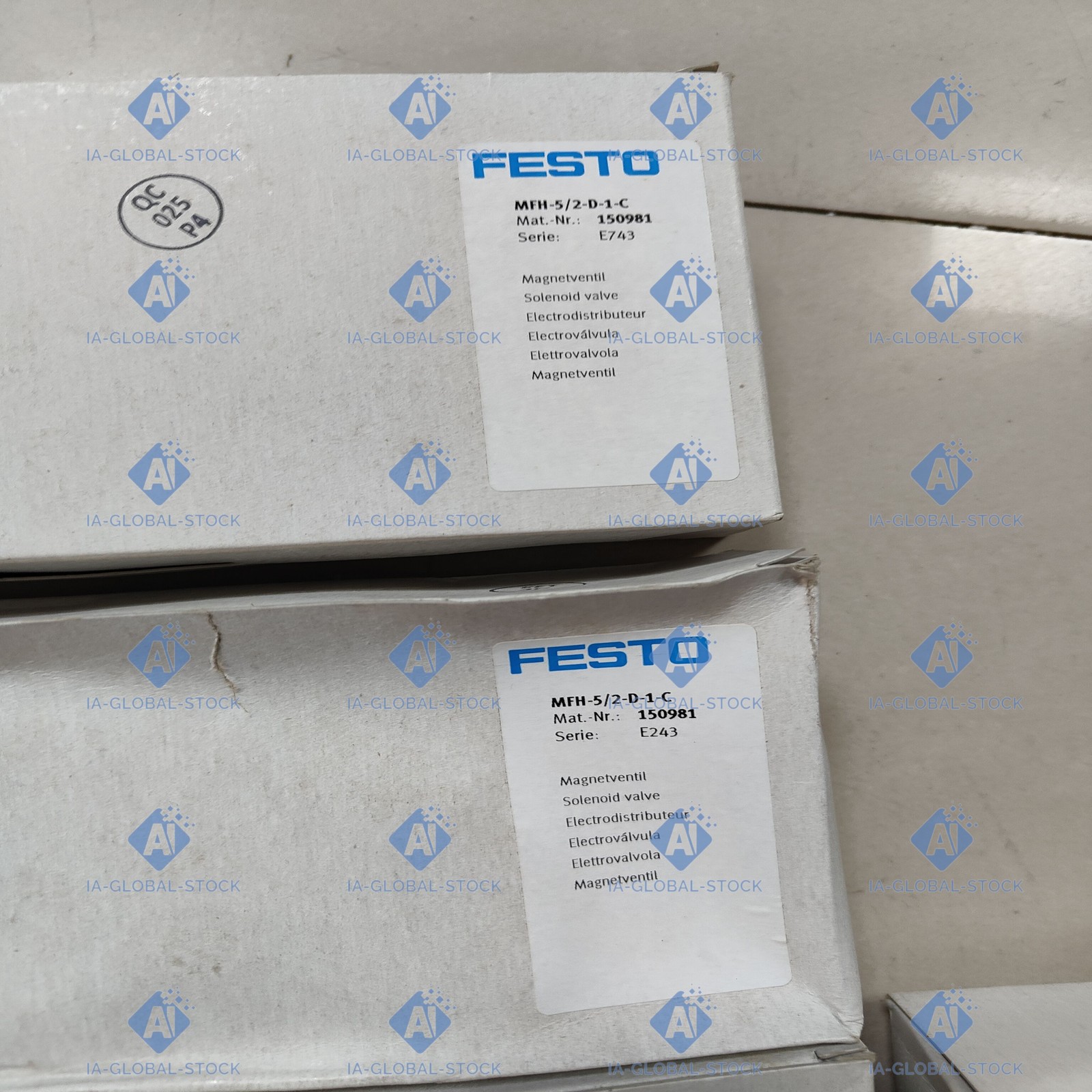 One NEW Festo MFH-5-2-D-1-C Good Condition Warranty Included