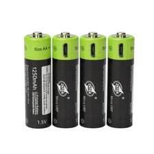 No.5 USB wiederaufladbare Lithium Batterie 1,5V vier Abschnitte One Drag Four Laden