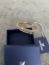 Swarovski Ladies Twist Bracelet, Rose Gold