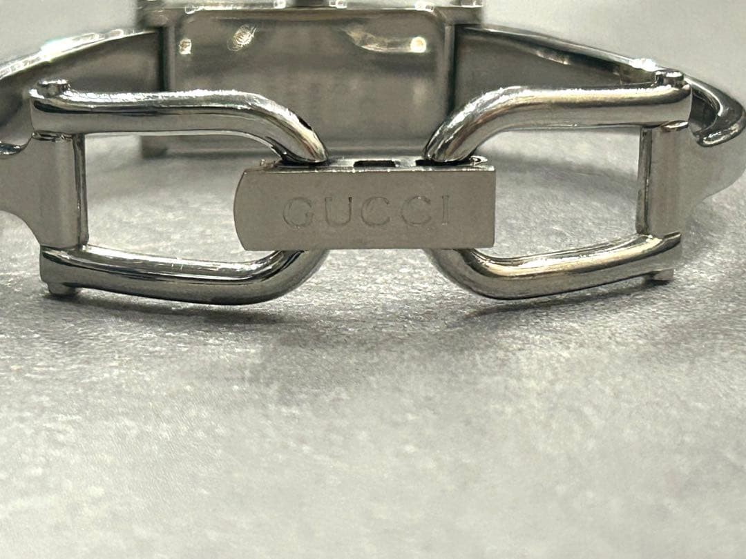 Gucci Silver Rectangular Quartz Watch 16cm Used - image 6