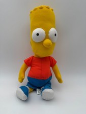 The Simpsons Bart Simpson Nanco 2005 Plush Doll 15" 20th Century Fox - Clean