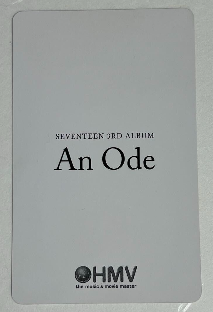 SEVENTEEN MINGYU An Ode Christmas Xmas HMV Ver. Limited Official