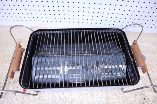 Used Vintage Rare Grey Gray Gas Propane Weber Go Anywhere Portable Grill - USA - Picture 12 of 17