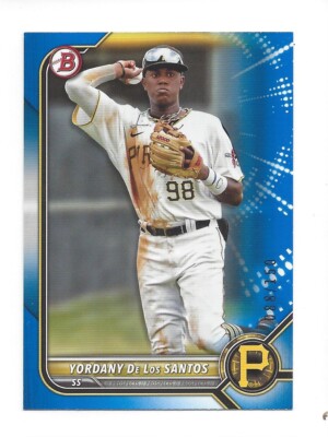 YORDANY DE SANTOS 2022 BOWMAN CHROME DRAFT   BLUE PAPER /150 FREE SHIPPING  I553