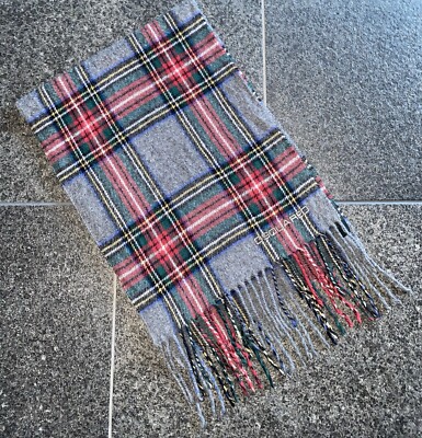 Dsquared2 F/W 2011 Tartan Coal Miner Woolen Scarf Karo Schal Wollschal Gigolo
