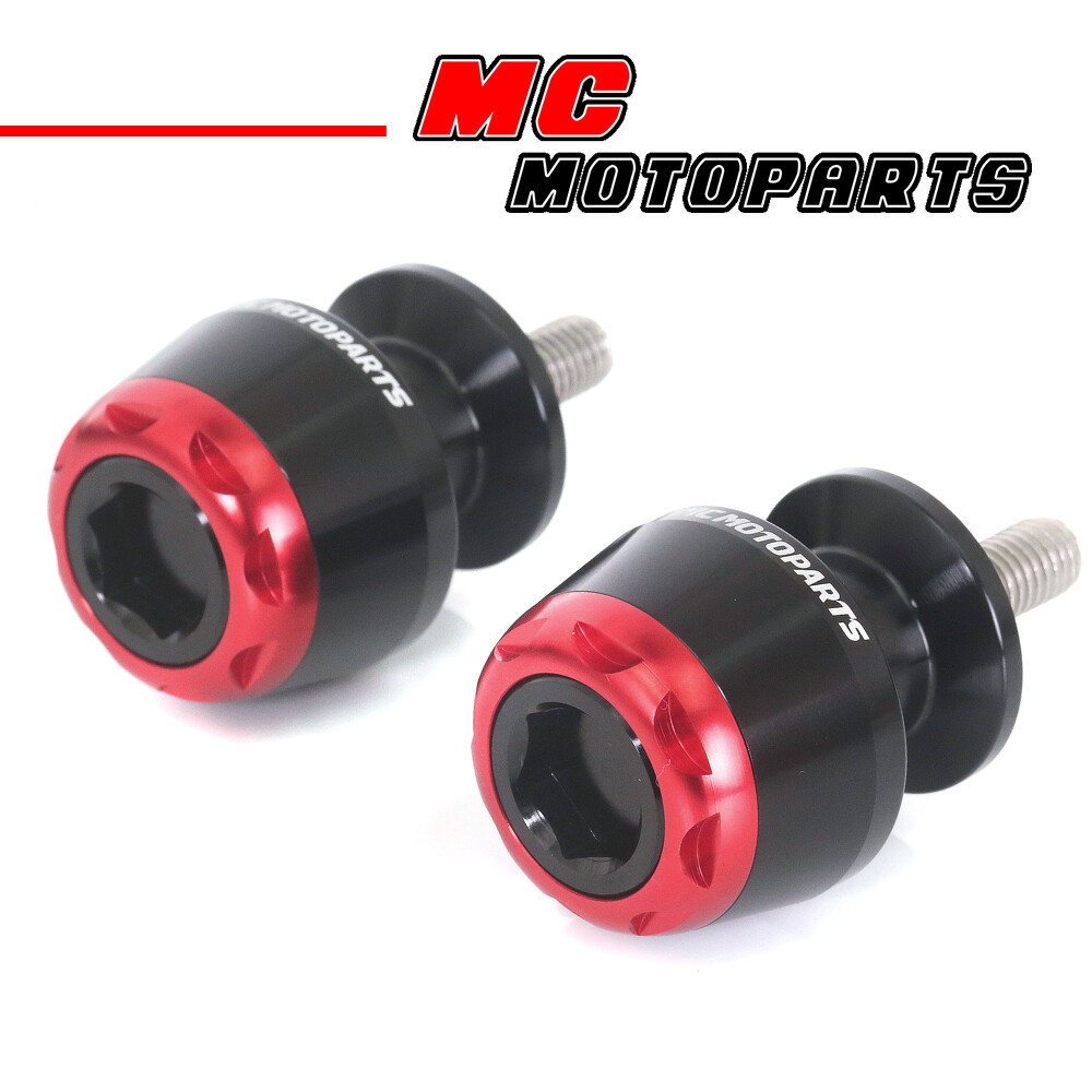 MSHINE Red CNC Spools Paddock Stand For Kawasaki ER6N 20052016 05 06