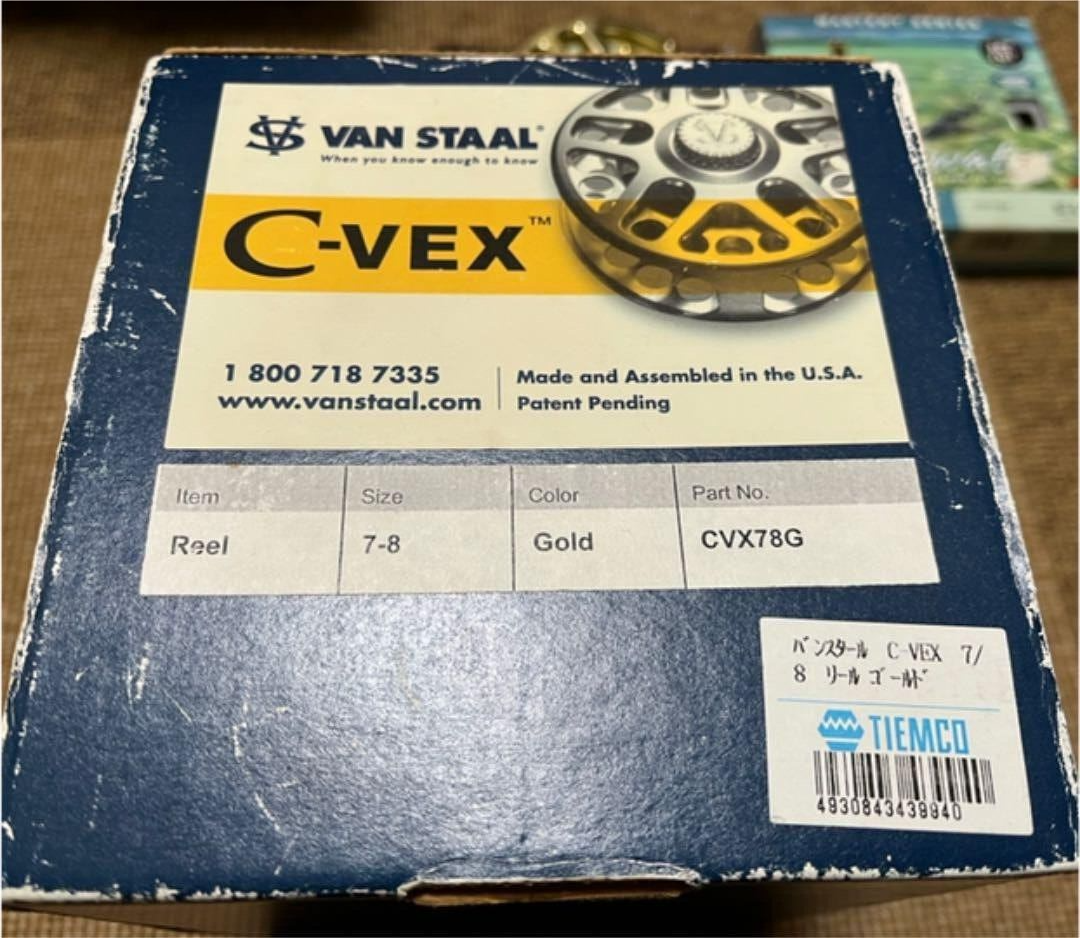 VAN STAAL C-VEX fly reel 7/8 GOLD rare USED JP | eBay VAN STAAL C-VEX fly reel 7/8 GOLD rare USED JP | eBay