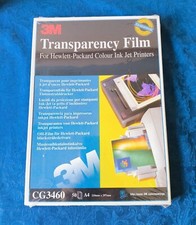 Glossy 3M Transparency Film Colour Ink Jet Printers Printer CG3460 50 SHEETS A4