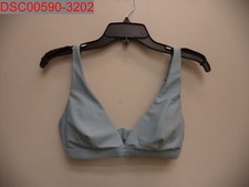 Stain, Old Navy Women's Blue Classic Plunge Triangle Bikini Top, M 500081936064