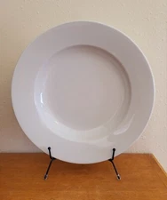 Vintage Hall China Restaurant Ware Large 13.25" White Serving Bowl Dish USA 