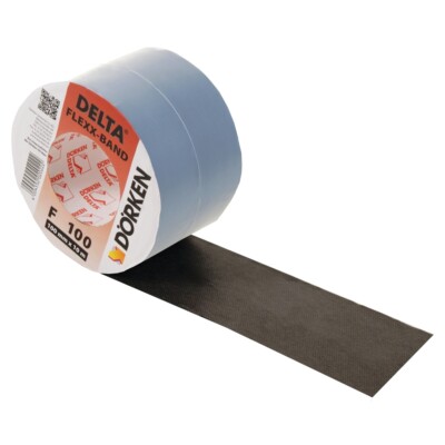 Dörken DELTA -FLEXX-BAND F 100 | 10m x 100mm | Dehnbares Butyl-Anschlussband