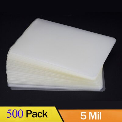 5 Mil Letter Size 500 Laminating Pouches Thermal Laminator Clear 9''x11.5'' Sheets