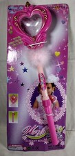  3 Pack NEW - Magical Pink Girl's Wand Flashing Light  Magic Sound 16"
