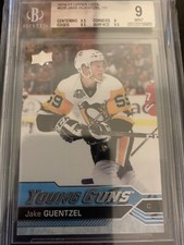 2016-17 Upper Deck Update Hockey #525 Jake Guentzel Young Guns 9 Mint BGS