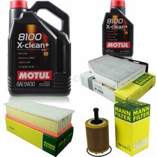 MOTUL 6 L 5W-30 MOTOR-ÖL+MANN-FILTER für Skoda Superb 3T4 2.0 TDI 16V 4x4 Yeti