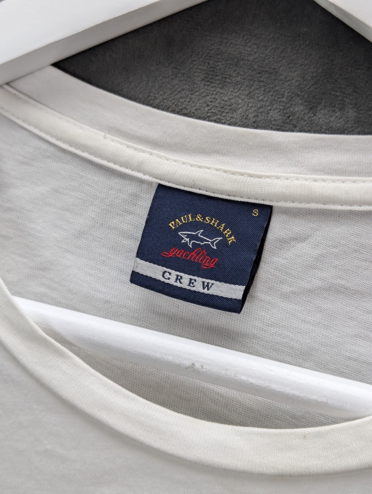 Paul & Shark T Shirt Mens Size Small Short Sleeve White 100% Cotton Yachting image 3