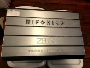 hifonics zeus z6400 old school 4 channel x85 watt car amp | eBay