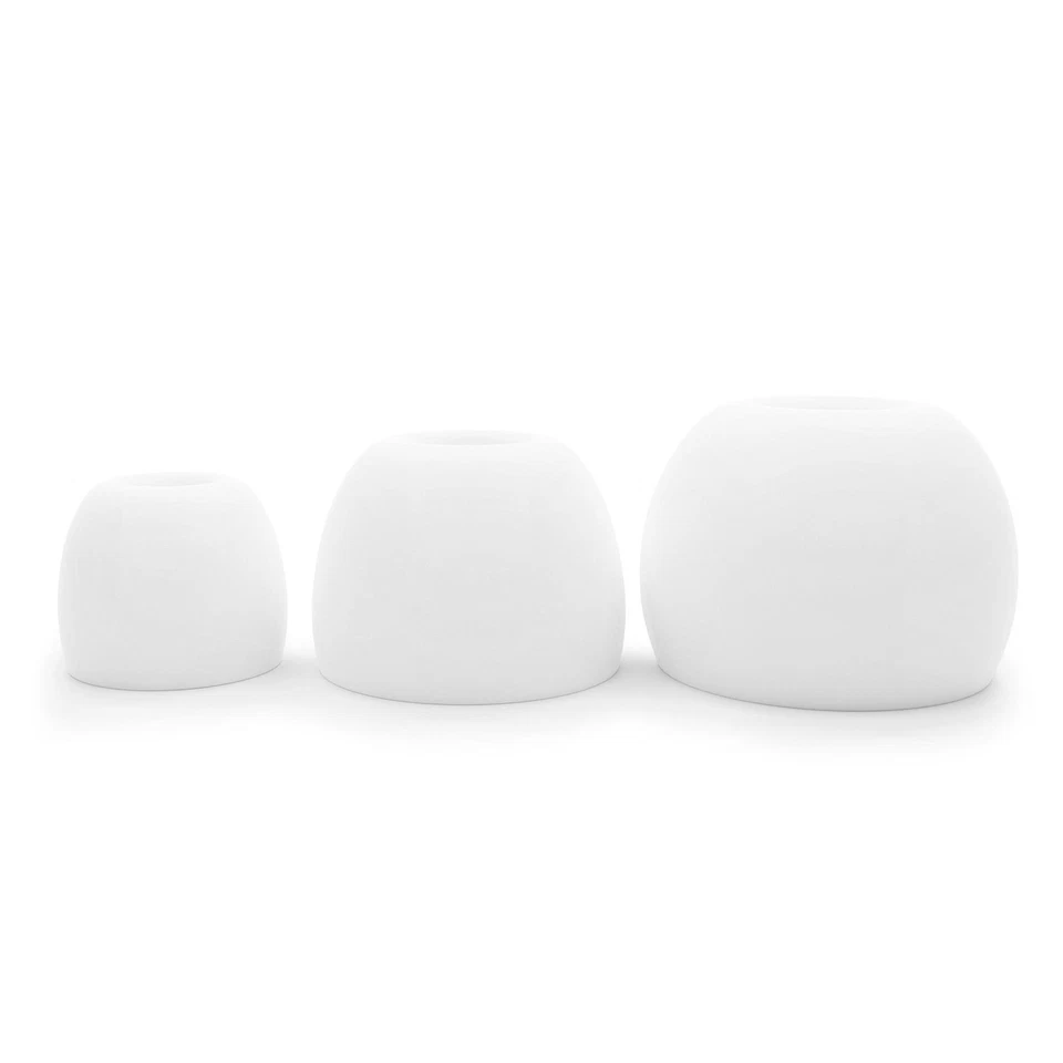 12 x Gommini Auricolari in Silicone per Samsung Galaxy Buds 2 Cuffie in Bianco - Immagine 3 di 4