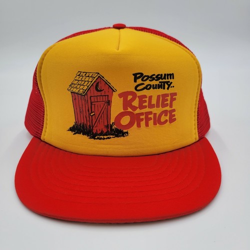 Vintage Snapback Trucker Hat Cap Red 