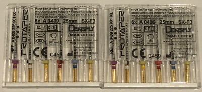 ProTaper Universal Rotary NiTi Files 25 mm SX-F3 (2 PACK). | eBay