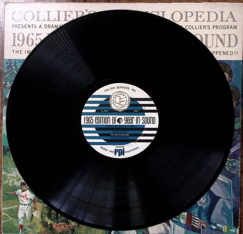 COLLIER'S ENCYCLOPEDIA 1965 EDITION YEAR-IN-SOUND HISTORIC EVENT VINYL LP 206-18 - Picture 6 of 6