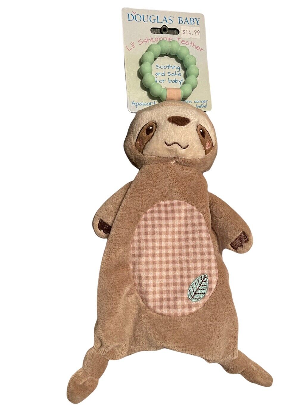 Baby Stanley Sloth Plush Teether Stuffed Animal Douglas Cuddle Toys Sshlumpie