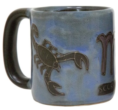 Mara Stoneware Zodiac Mug Scorpio(16 oz -Set of 2)(510Z8)