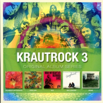 Krautrock 3 Original Album Series 5-CD NEW SEALED Popol Vuh/Gila/Diez & Bischof+