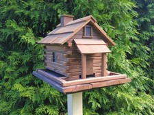 North States Industries Wood Log Cabin Bird Feeder For Sale Online