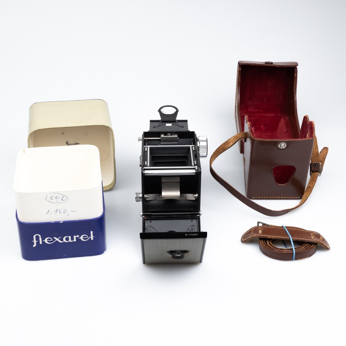 SERVICED Rare Biege Flexaret Standard Czech Meopta 3.5/80 Belar