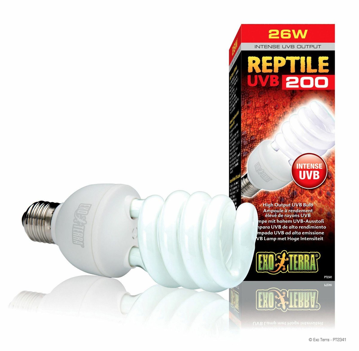 Exo Terra Reptile UVB 200 High Output Compact Lamp | eBay