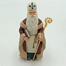 Vintage 1995 Hallmark St. Nicholas Christmas Visitors Ornament