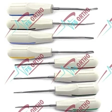 Set Of 8 Luxating Root Elevators Oral Surgery Tooth Dental Instruments