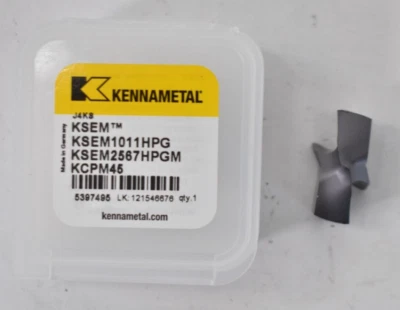 Kennametal KSEM Center Carbide Insert 5397495 KSEM1011HPG KCPM45 KSEM2567HPGM