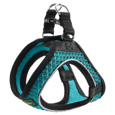 Hunter Hilo Comfort Geschirr türkis 3D-Mesh atmungsaktiv für Hunde