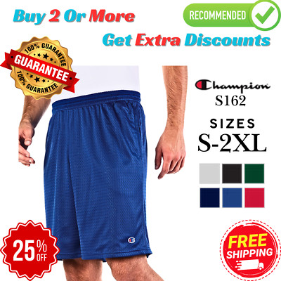 CN226 Champion S162 Unisex Mesh w/Pockets Ultra Comfortable Sweat Absorb Short