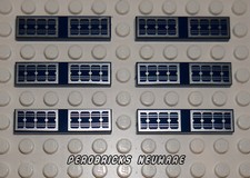 Lego 6x Fliese/Fliesen 1x4 dunkelblau Solarpanel #2431pb499 NEUWARE