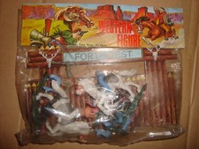 SOLDATINI WESTERN FIGURE SWOPPET NORDISTI-SUDISTI-INDIANO ANNI '70