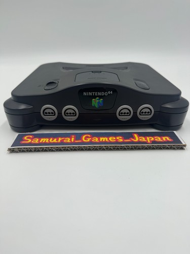 Nintendo 64 N64 Black Console + Controller + Accessory Region Free Used Tested - Afbeelding 2 van 34