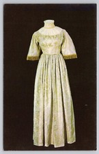 Postcard Lucy Webb Wedding Dress at the Rutherford B. Hayes Library Fremont Ohio