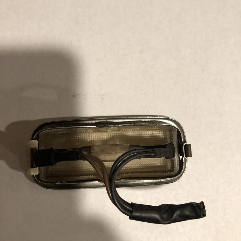 Оригинальный внутренний фонарь Porsche 356 C 911 912 64-78 Hella хром и патина - Изображение 3 из 4