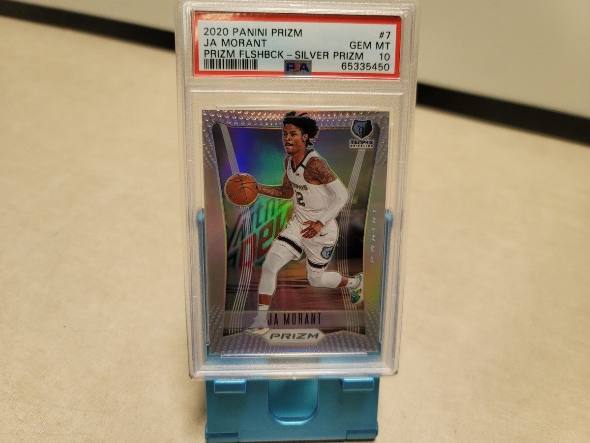 2020-21 Panini Prizm Ja Morant Flashback Silver Prizm PSA 10 #7 