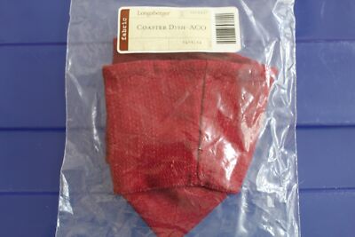 Longaberger Paprika Red ACO Coaster or Round Coaster Basket Liner #2806627 - NEW