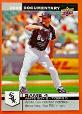 2008 Upper Deck Documentary Boone Logan/A.J. Pierzynski #64 Chicago White Sox 